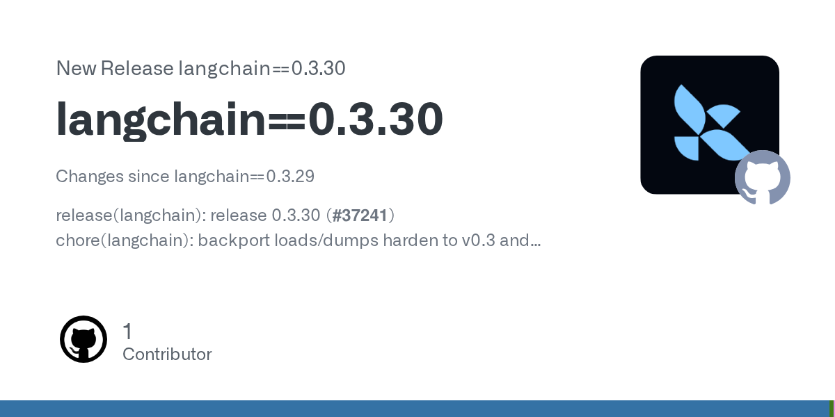 langchain-core 0.3.86 backports a path-traversal CVE